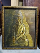 Obraz na dykcie budda 56x46cm