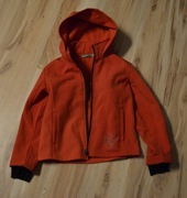 Bluza dziewczęca z kapturem czerwona stan b.dobry.