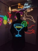 Koktajl. Neon LED Na Ścianę.Napisy Świetlne.