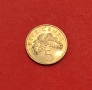 Moneta 5 centów 2007, Singapur