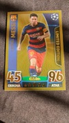 Topps match attax "Lionel Messi " limited edition gold