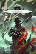 Battlefield 6 gra FPS strzelanki prezent dla gracza geeka kubek Ceramiczny 