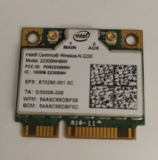 HP ENVY DV7  - moduł wifi