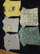 Koszulki t-shirty 98 (wg mnie 92) Poco Piano 5szt