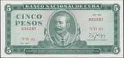 Kuba 5 pesos 1987 - Antonio Maceo - stan bankowy UNC