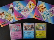 Prismatic Evolutions Stickers Promo Cards Set Pokemon TCG