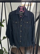 140 10 lat rebel koszula dżinsowa jeans z długim rękawem