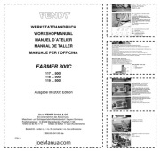 FENDT Farmer 300C Tractor Workshop Manual Instrukcja serwisowa naprawcza