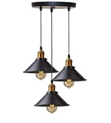 Hit Lampa wisząca sufitowa loft industrial glamour do jadalni salonu kuchni