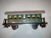 Klasyczny dwuosiowy wagon osobowy H0 Märklin Marklin Piękny okaz!