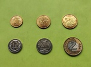 2 x Zestaw rocznikowy monet obiegowych  2007 i 2021 