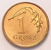 1 gr grosz 1999 r. b. ładna 