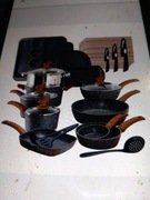 Zestaw garnków kitchen academy 30 sztuk 