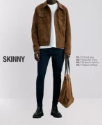 spodnie jeansowe LEFTIESMAN  r. 40 SKINNY  5401.533.800