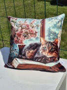 Poszewka, poduszka kot kotek 40x40 dzień matki urodziny