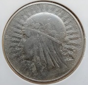 Polska 10 złotych 1932 srebro 