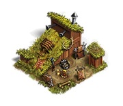 1x Ulepszona chatka łowców Settlers Online serwery 1-6