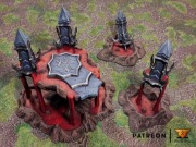 Warhammer Dark Elves  Ołtarz 1 budynek makieta druk 3D