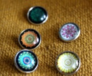 Sztyft Mandala Orient Handmade Szklane Kaboszony