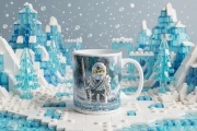 Zane biały Ninjago figurka lodowy ninja lego prezent dla dziecka kubek Cera