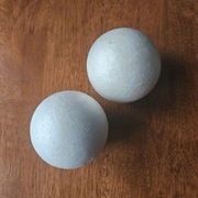 Kulka styropianowa, bombka 7cm - 2szt