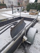 Pług do quada duży 150 cm szerokość 