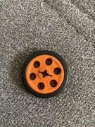 LEGO 4185c01 Technic Koło pasowe + opona Orange 1szt U