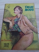 Stare czasopismo Świat mody nr 51 1962 rok