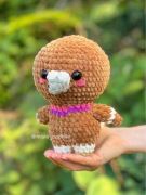 Gołąb brązowy | Pluszak Maskotka na szydełku Handmade (Amigurumi)