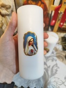 Egzorcyzmowana świeczka świeca 14 cm