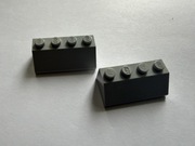 LEGO SLOPE 45 SKOS DASZEK 2x4 J SZARE 3037 4 szt