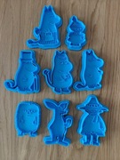 MUMINKI MOOMIN DUŻY ZESTAW FOREMEK 8 SZTUK 