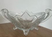 Duża kryształowa misa 1,7kg kryształ miska szkło PRL kryształy vintage