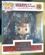 Funko Pop! Deluxe House of the Dragon Viserys on the Iron Throne