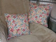 Komplet 2szt poszewki 40x40cm na zakładkę szyte własnoręcznie / bawełna