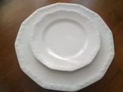 Rosenthal Classic Biala Maria porcelana  do ciasta 7 czesci nieuzywana