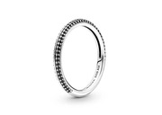 Srebrny pierścionek Pandora ME czarne pave 64