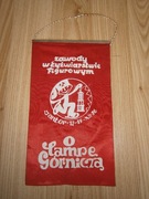 Proporczyk sportowy łyżwiarstwo Katowice 1976