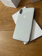 Iphone X 256GB srebrny + słuchawki
