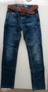 Spodnie Jeans plus Pasek 