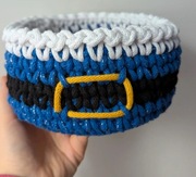 Koszyczek świętego Mikołaja makrama rękodzieło handmade