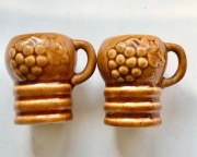 2 mini kubki Bolesławiec, wysokość 6 cm, w idealnym stanie