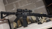 Ar15 custom tunning + magazynek krycac mid cap+10 magazynków mid cap kubala