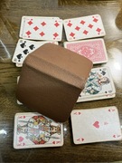 etui do kart karty do gry . 32 szt karty do skat - od 7 do asa.podniszczone