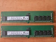 Dwie kości pamięci SKhynix 16GB 2933 ECC REG (serwerowe) razem 32GB