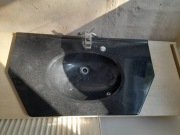 Zlewozmywak z baterią i blatem