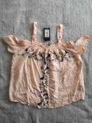 Nowa haftowana łososiowa bluzka New Look 170 - 36 - 38 - 40