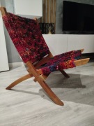 Składane krzesło w stylu Chindi Indyjskim ręczna robota 286608