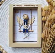 Aniołek dla chłopca pamiątka Komunia Święta