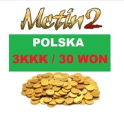 Metin2 PL POLSKA 30W 30 WON 3KKK YANG *Dostępny
